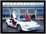 Wnętrze, Lamborghini Countach, Czerwone